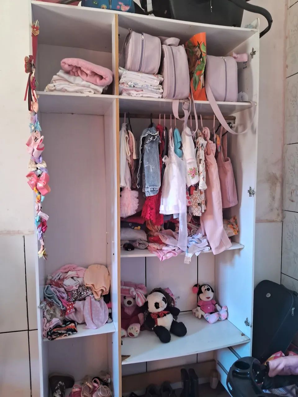 Guarda roupa solteiro e cama solteiro - Foto 2