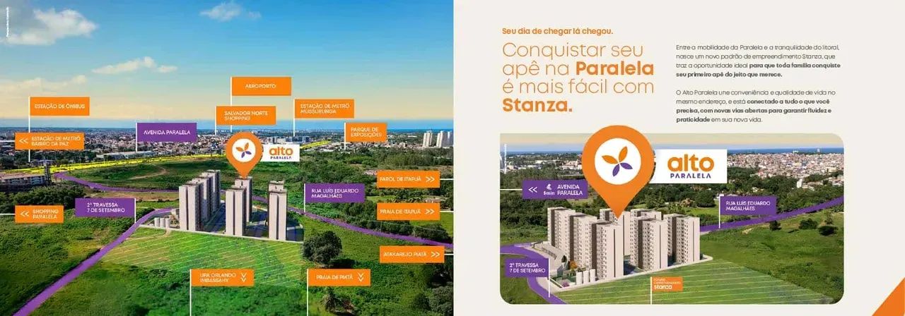 APARTAMENTOS 2 QUARTOS COM VARANDA NA PARALELA - MINHA CASA MINHA VIDA - MCMV - Foto 2