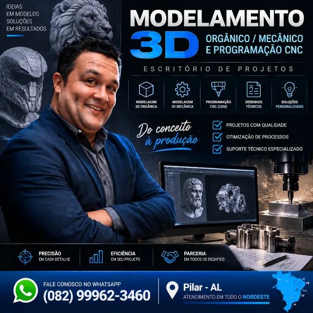 Modelamento e Programação CNC