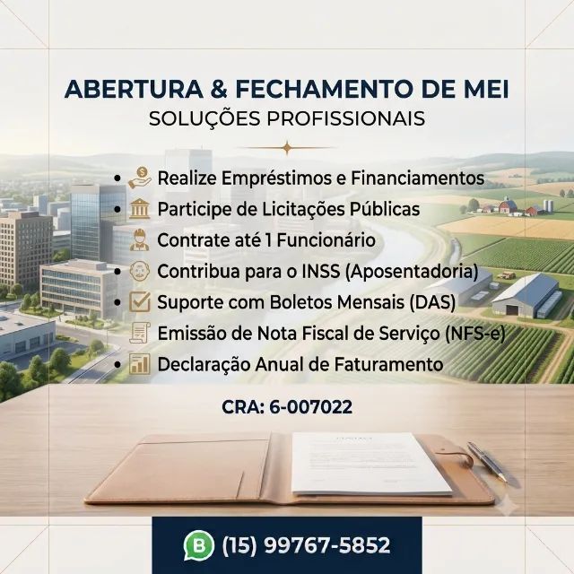 Abertura de MEI e Consultoria Financeira 