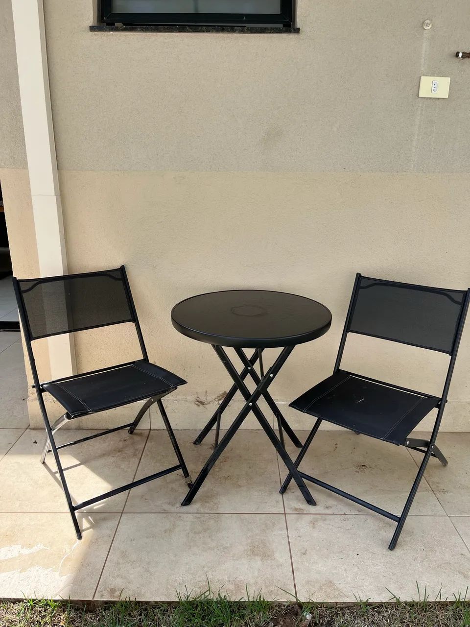 Mesa dobrável preta - Foto 2