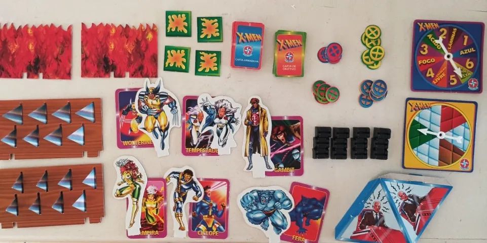 Jogo de tabuleiro X-MEN Estrela anos 90 - Foto 2