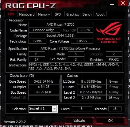 Processador Rayzen 7 2700 - Foto 2