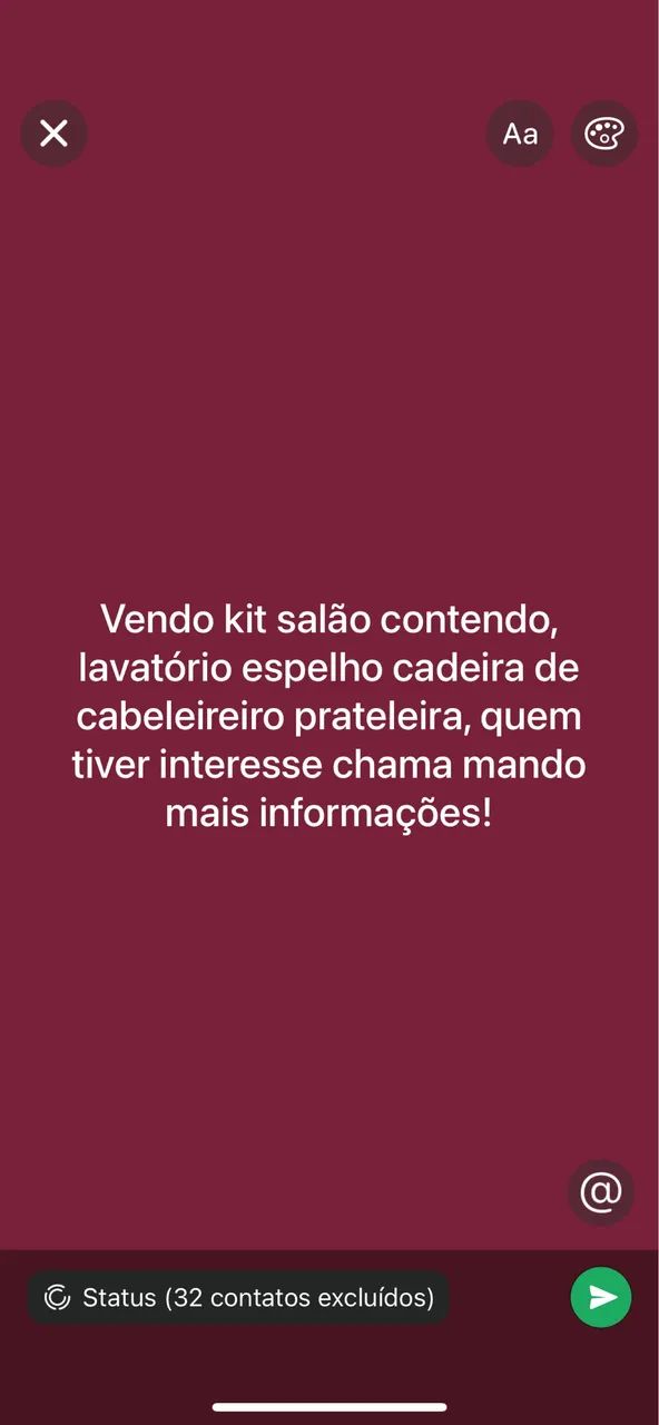 Kit salão barato 