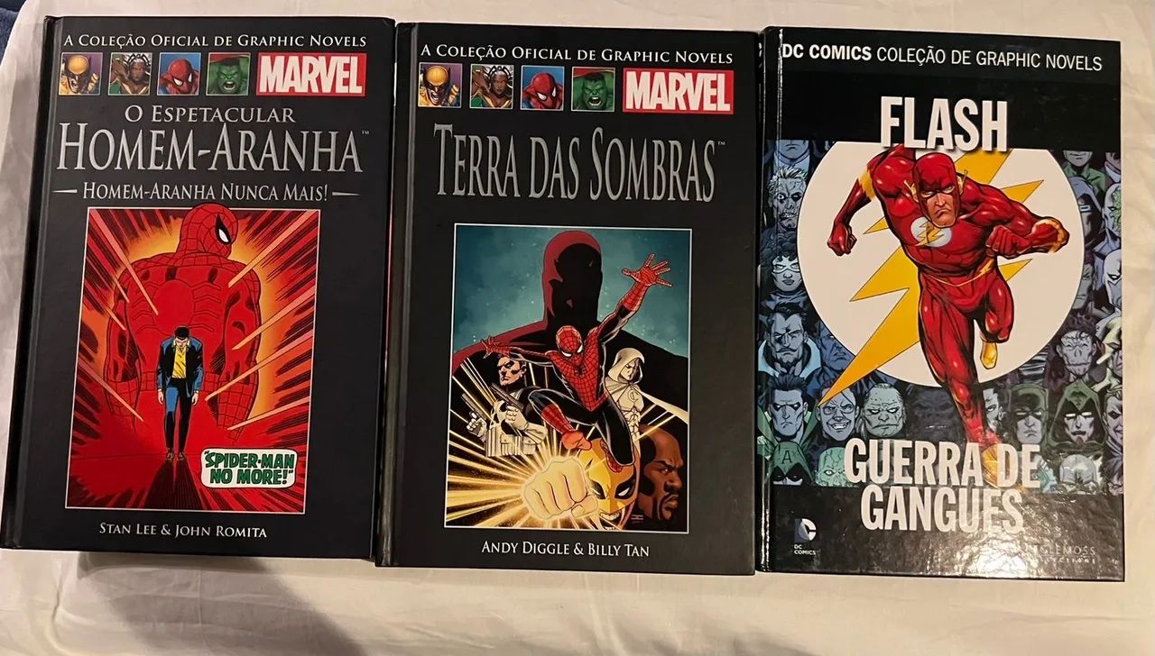 3 HQ?s dos super heróis 