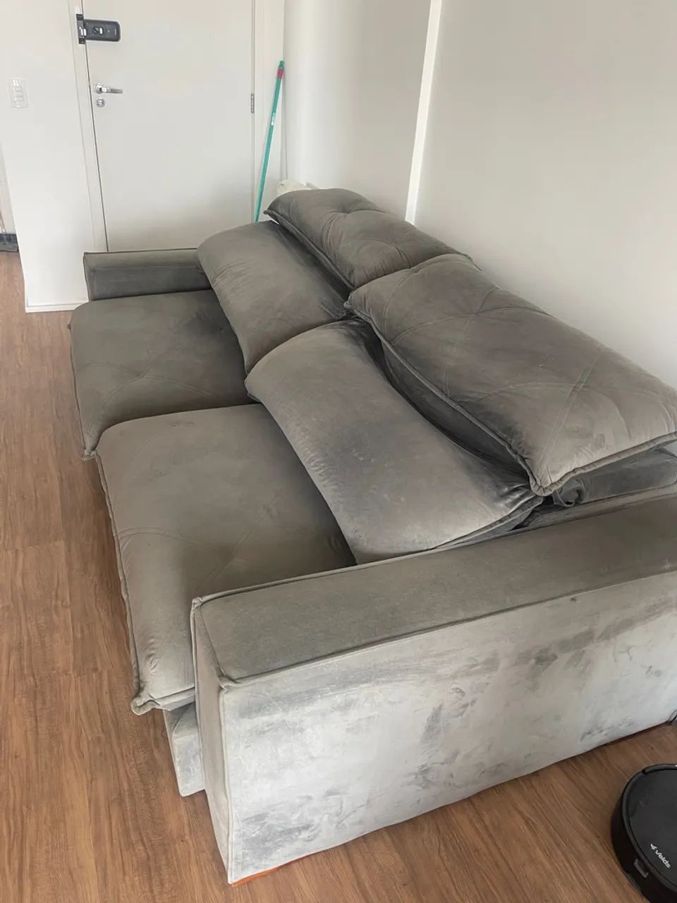 Sofá retrátil e reclinável 2,40m bem conservado - Foto 5