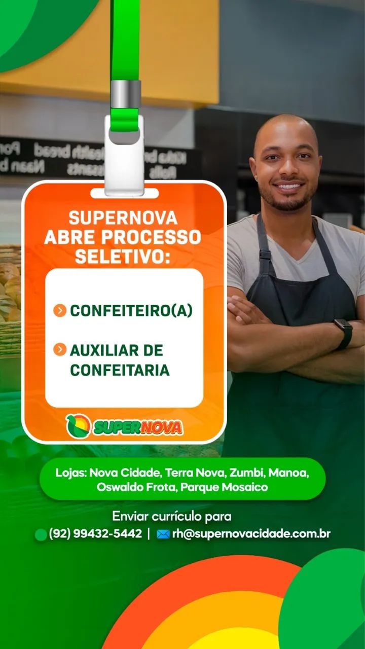 Vaga de confeiteiro(a)