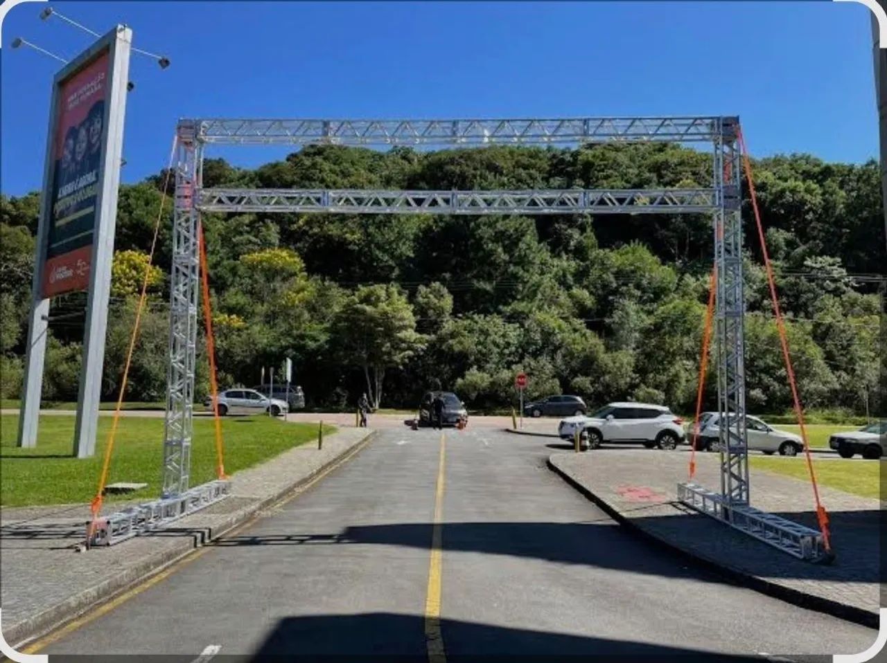 Locação Tablado cobertura com tenda  - Foto 4