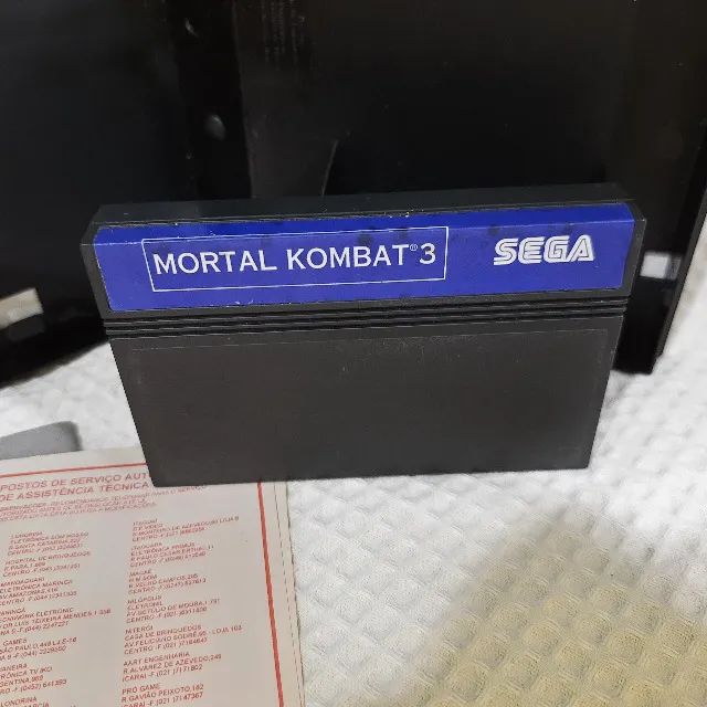 JOGO MASTER SYSTEM MORTAL KOMBAT III CIB - Foto 2