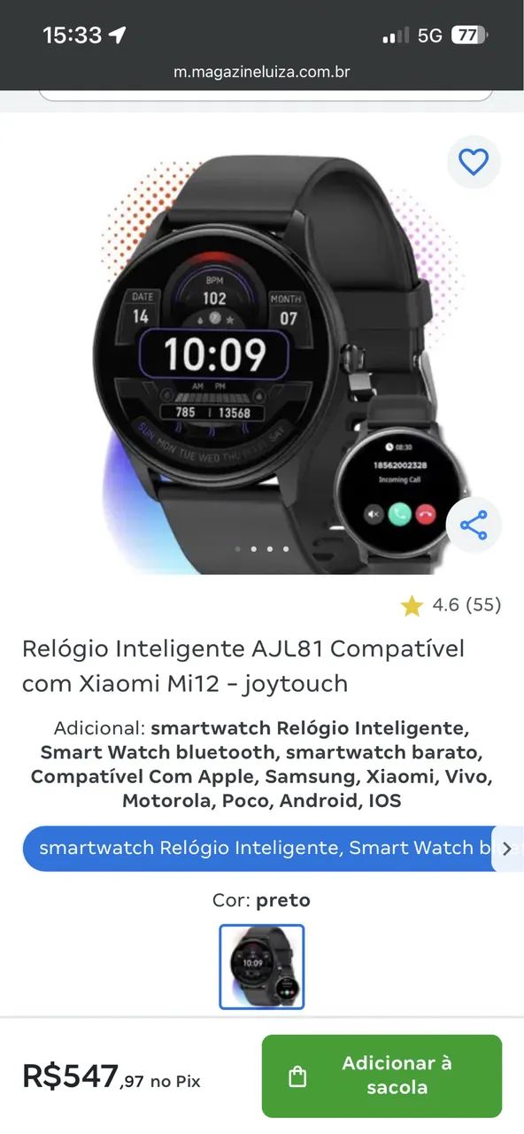 Relógio smartwatch - Foto 2