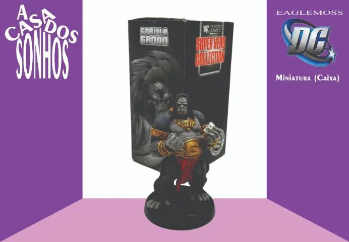 Coleçao de Miniaturas DC Eaglemoss Gorila Grodd - Especial - Foto 3
