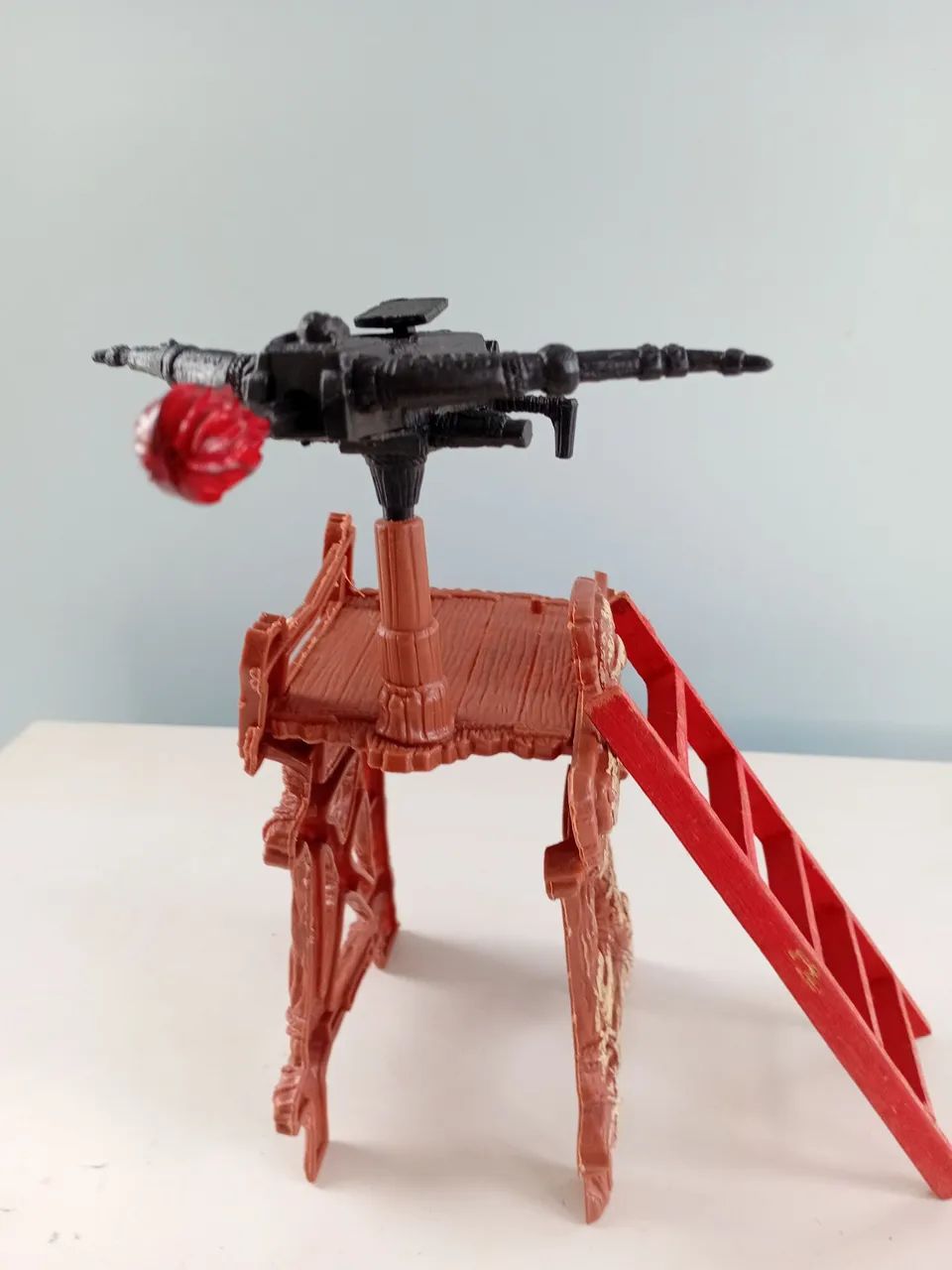 Brinquedo para diorama Torre de Índio com lança flexa  - Foto 2