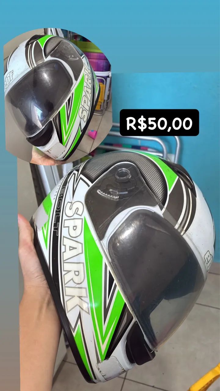 Capacete e baú  - Foto 3