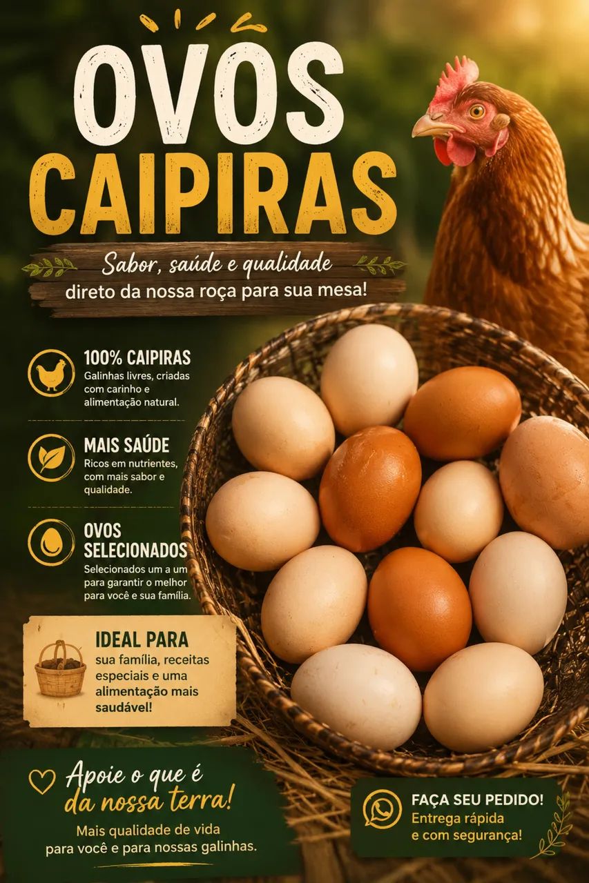 Ovos caipiras 