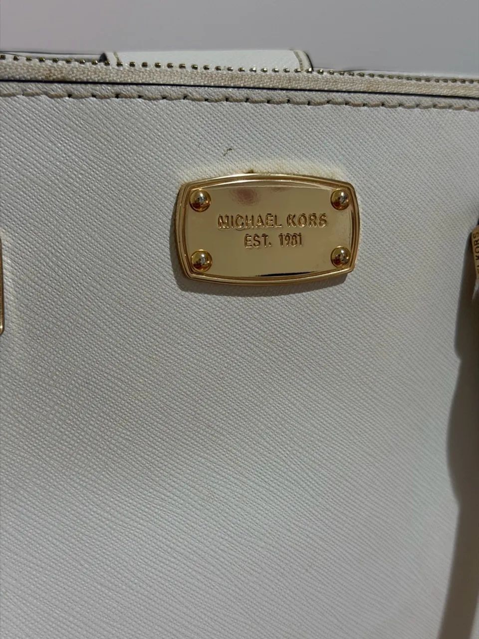Bolsa branca Michael Kors original - Foto 2