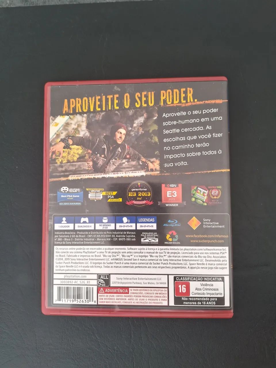 Jogo inFamous Second Son Playstation 4 - Foto 2