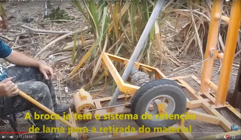 Perfuratriz Bate Estaca para Poço Semi Artesiano até 70 metros. - Foto 5