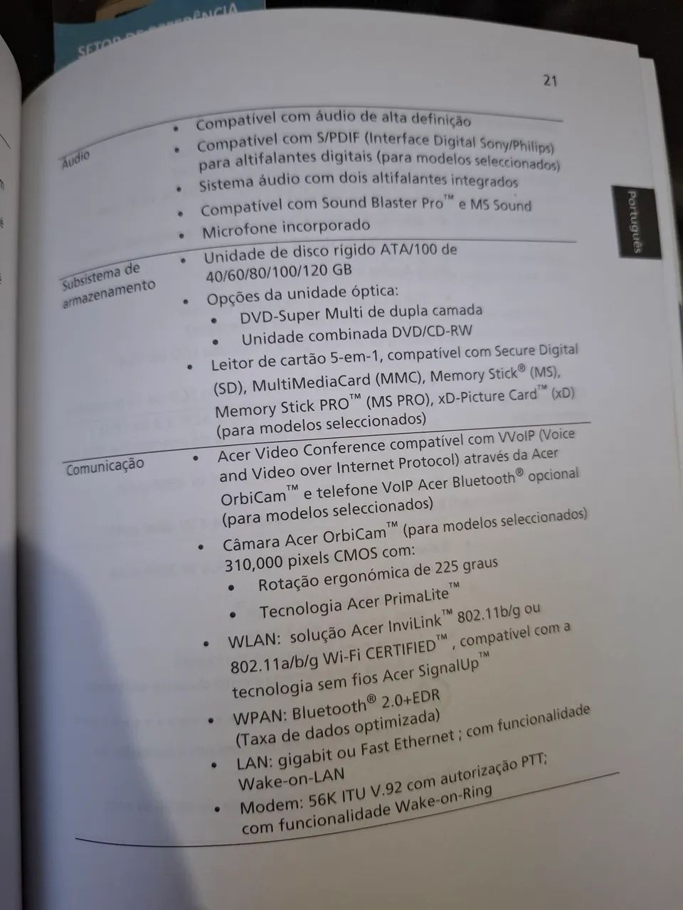 Notebook Acer Aspire 3100-1464 - Foto 3