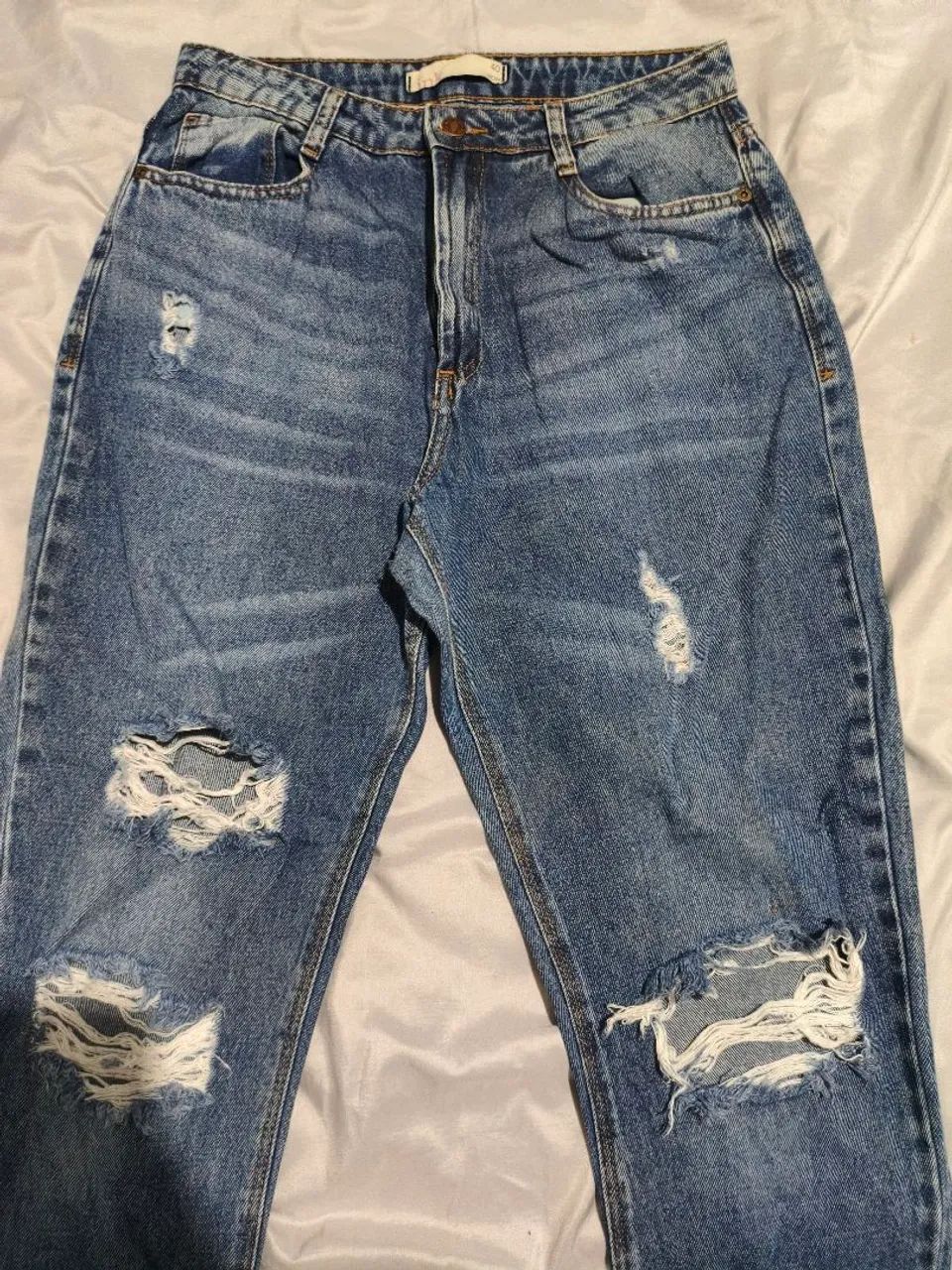 Calça jeans estilo Mom  - Foto 2