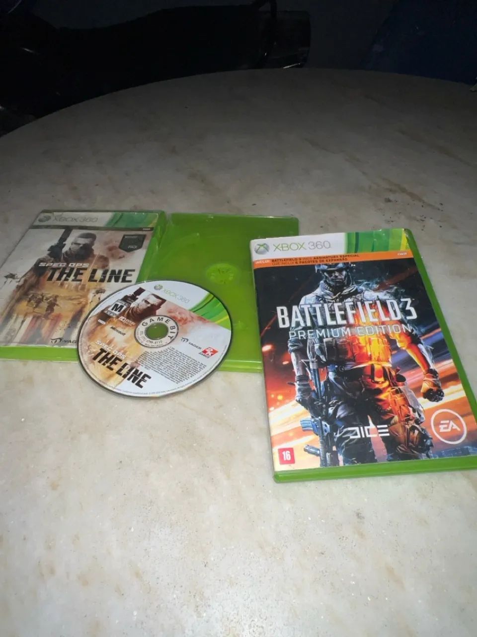 kinect e 3 case com 1jogo xbox 360 - Foto 3