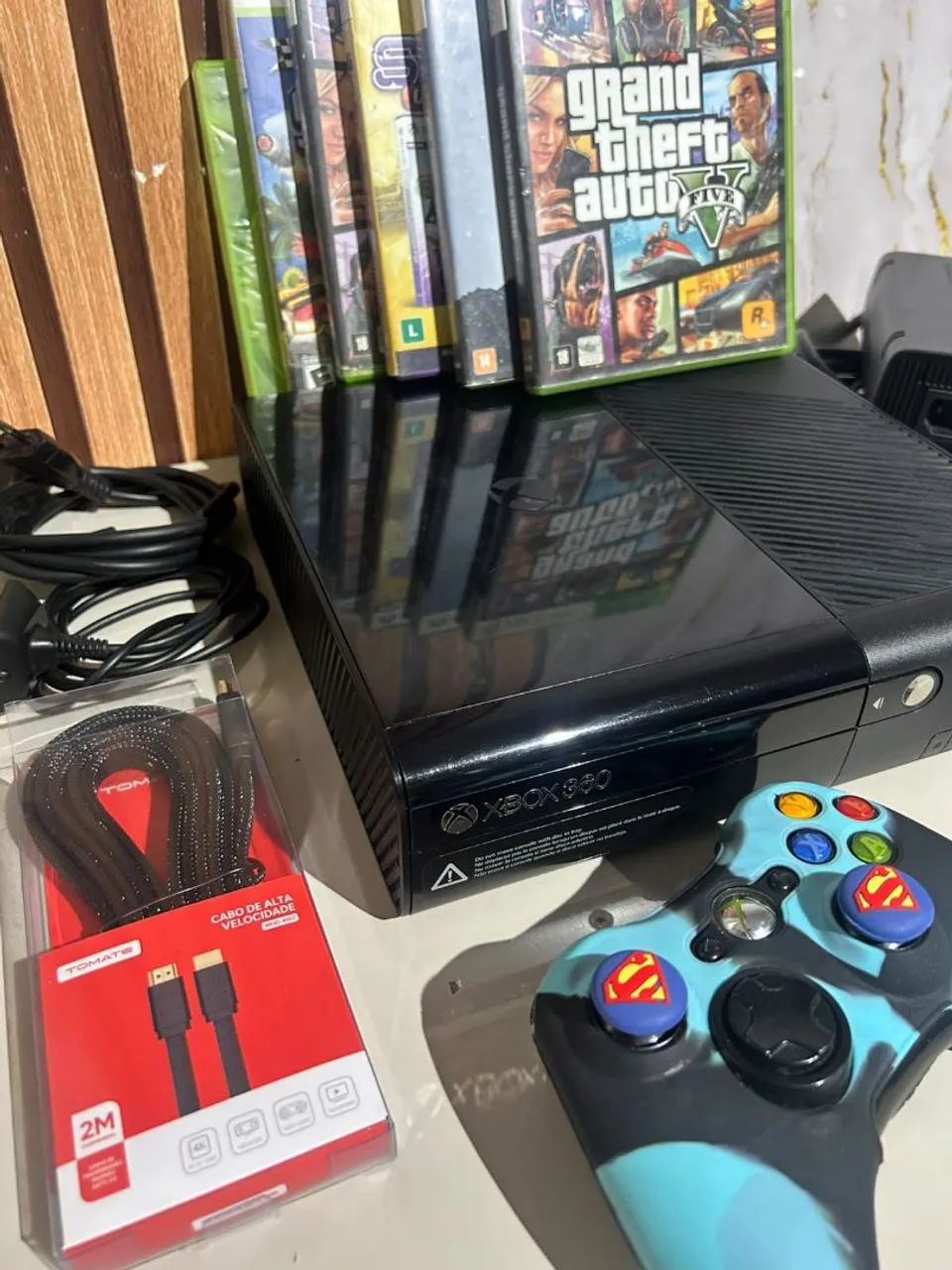 Xbox 360 com Kinect e Jogos - Foto 2