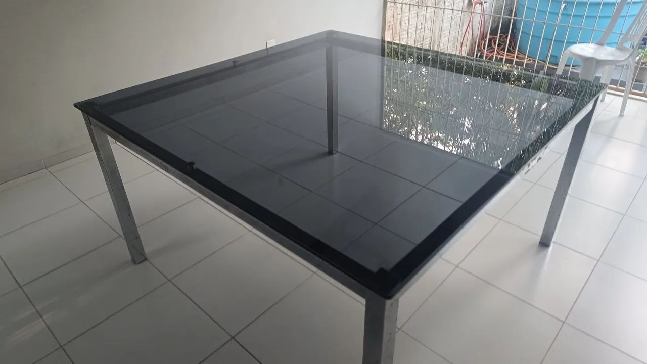 Vendo mesa de vidro - Foto 2