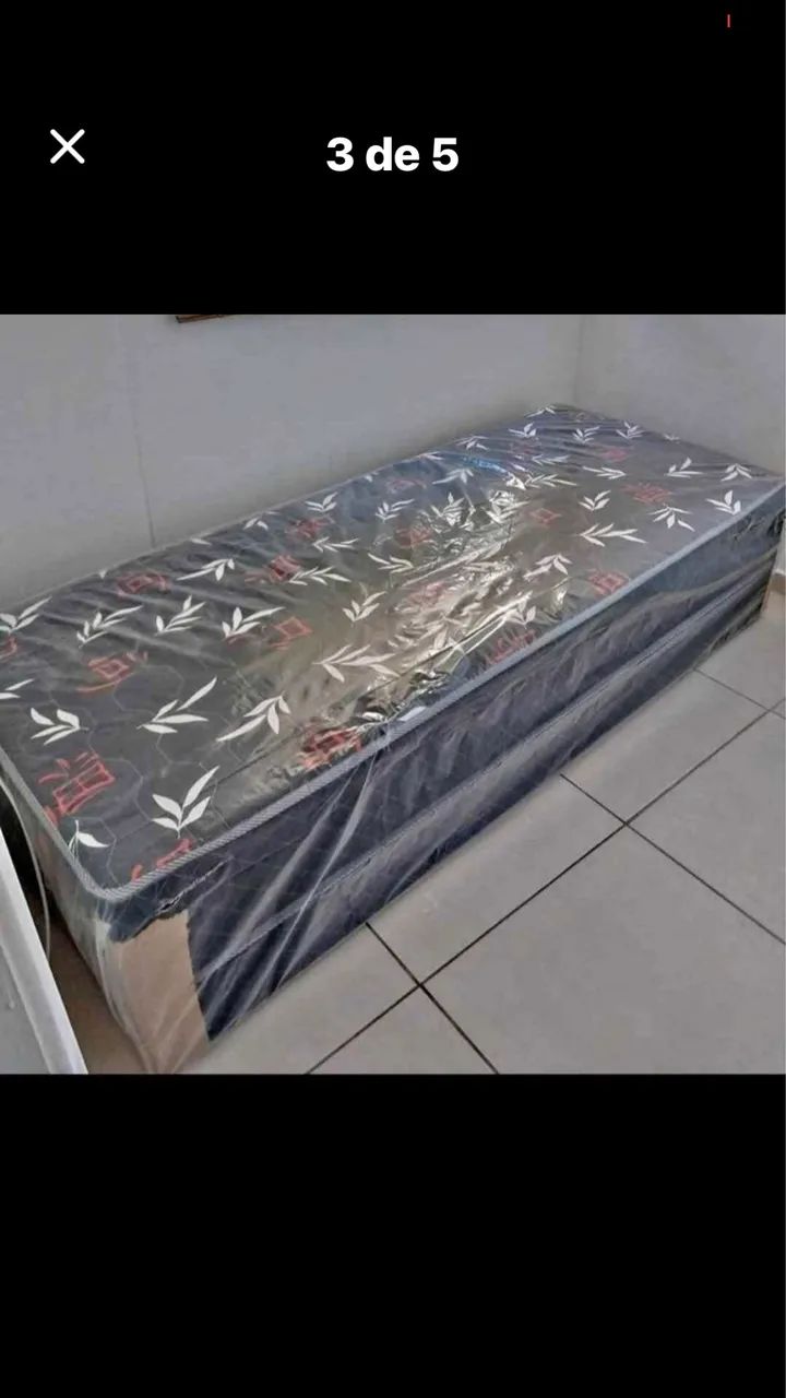 Cama box solteirão da fábrica 