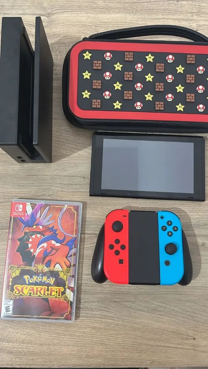 Nitendo switch v1+ pokemon scarlet+ case - Foto 2