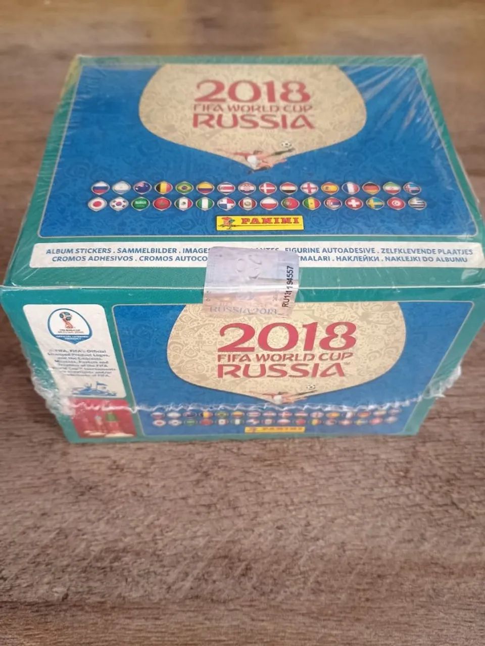 CAIXA LACRADA COPA 2018 SULAMERICANO (104 ENVELOPES; VERSO ROSA)