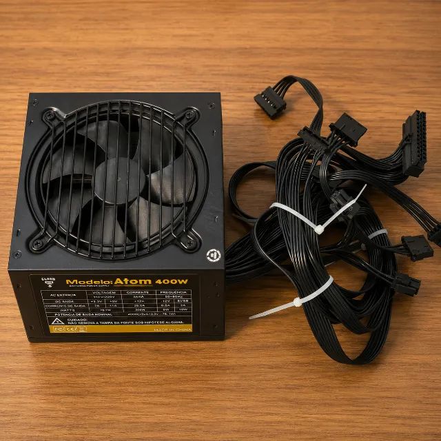 Fonte de Alimentação CLANM Atom 400W ATX Bivolt - Foto 2