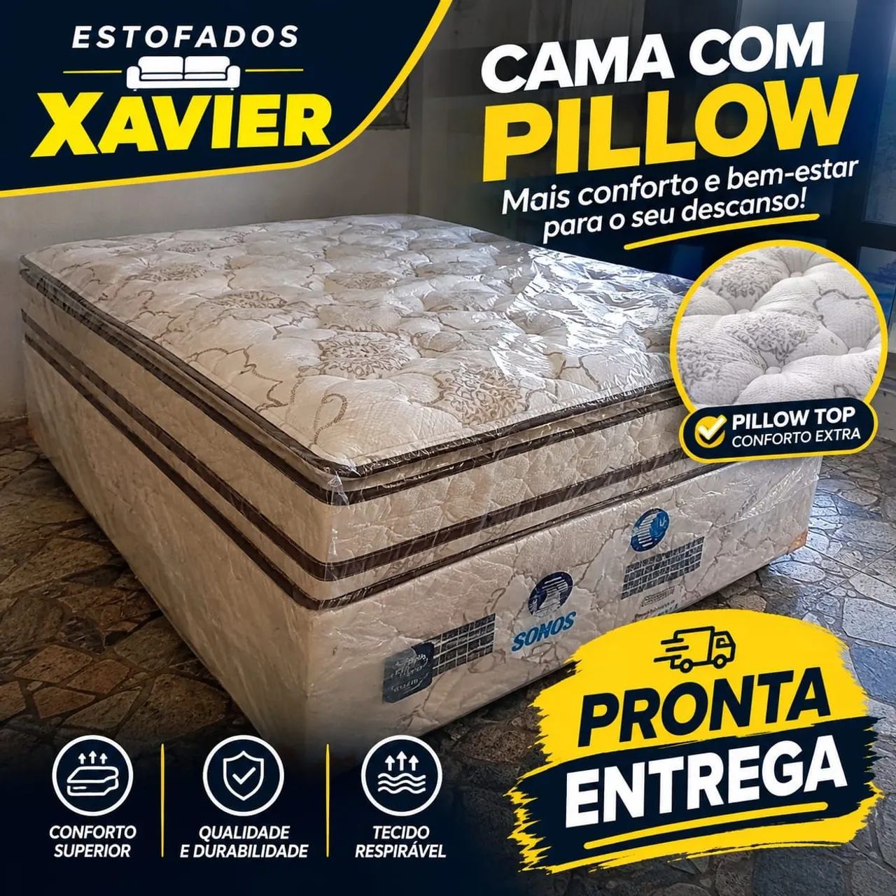 Cama de casal NOVA