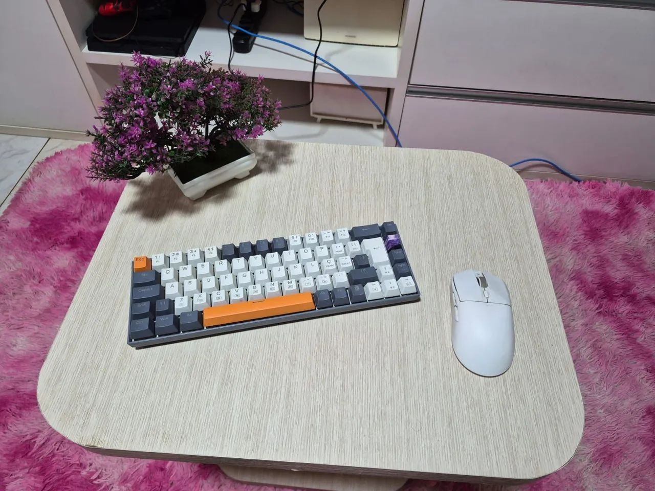 Kit teclado e-yooso+mouse ajazz 139 pro e Bonsai - Foto 2