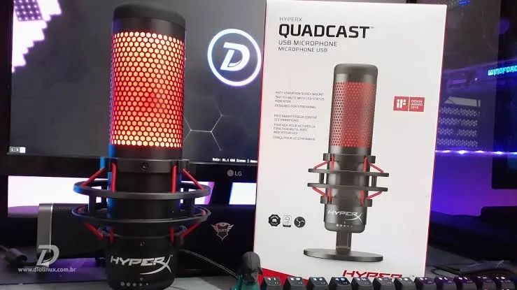 Microfone Gamer HyperX QuadCast
