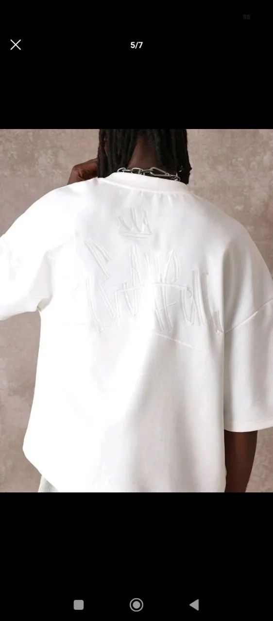2 Camisetas Oversize Tamanho G - Foto 5