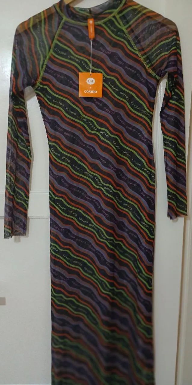 Vestido Longo Estampado 