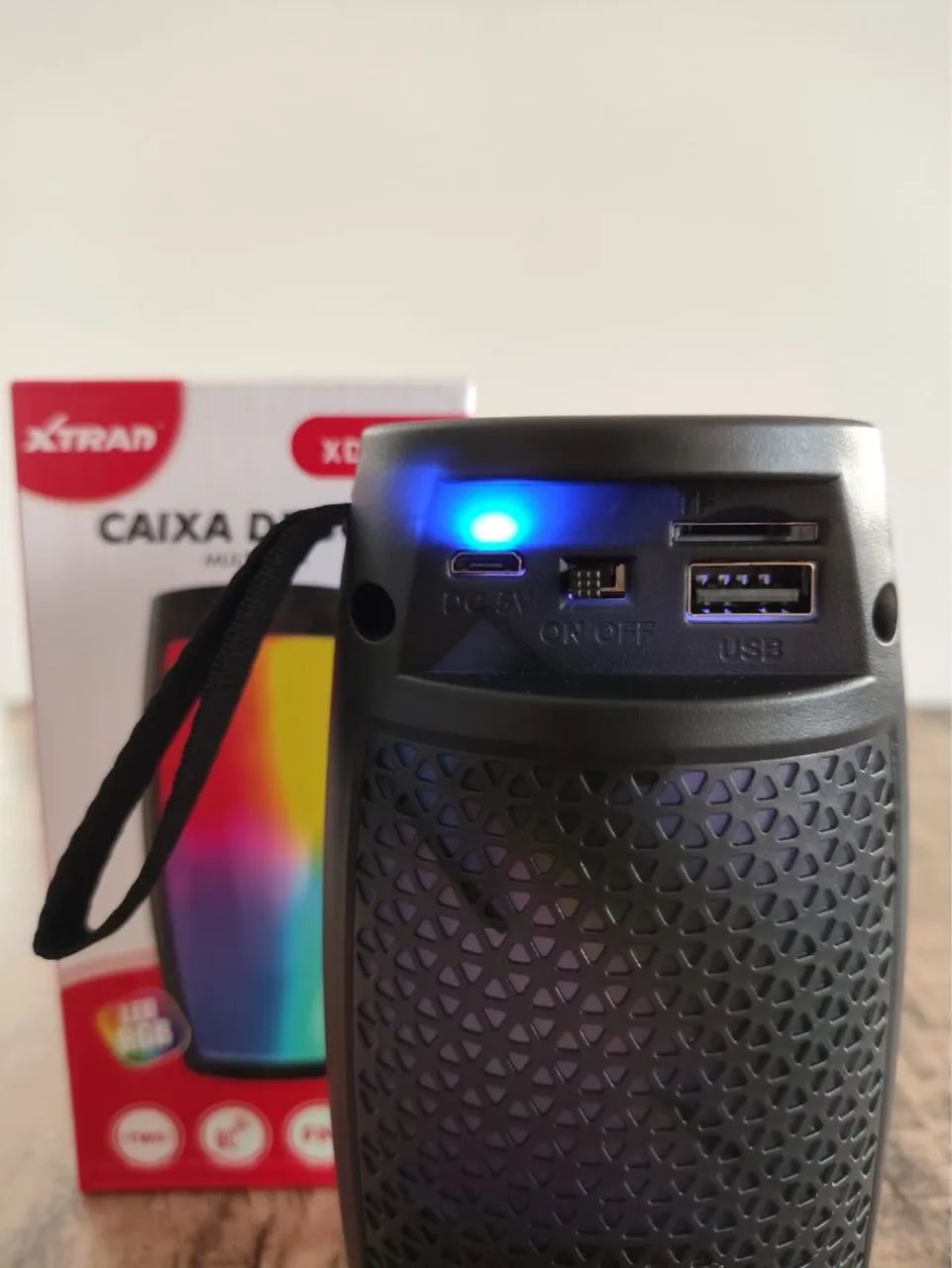 Caixinha de som XTRED com RGB - Foto 5