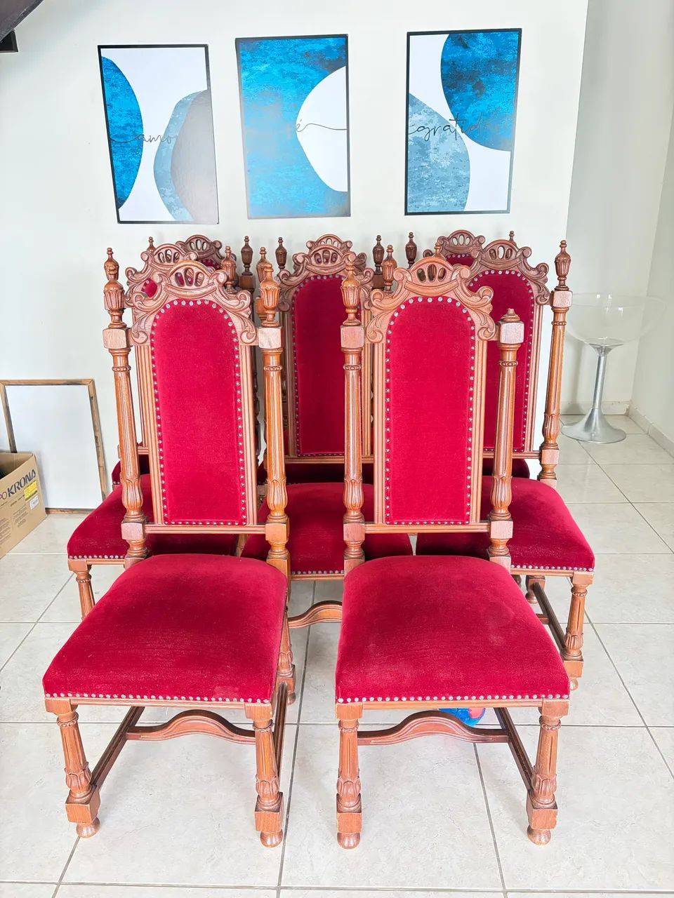 Cadeiras estilo Português - ótimo estado  - Foto 3
