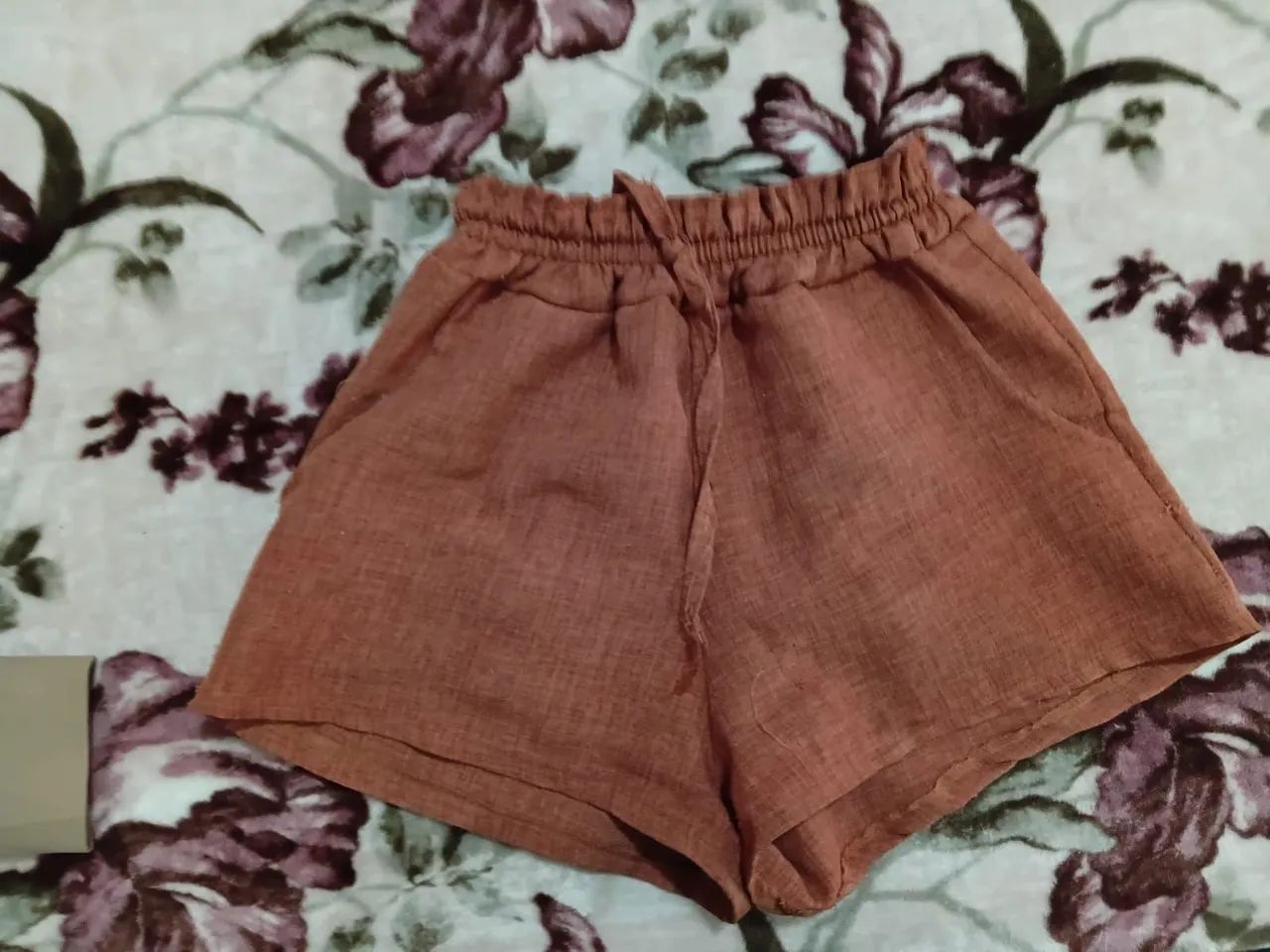Short rosa tamanho M