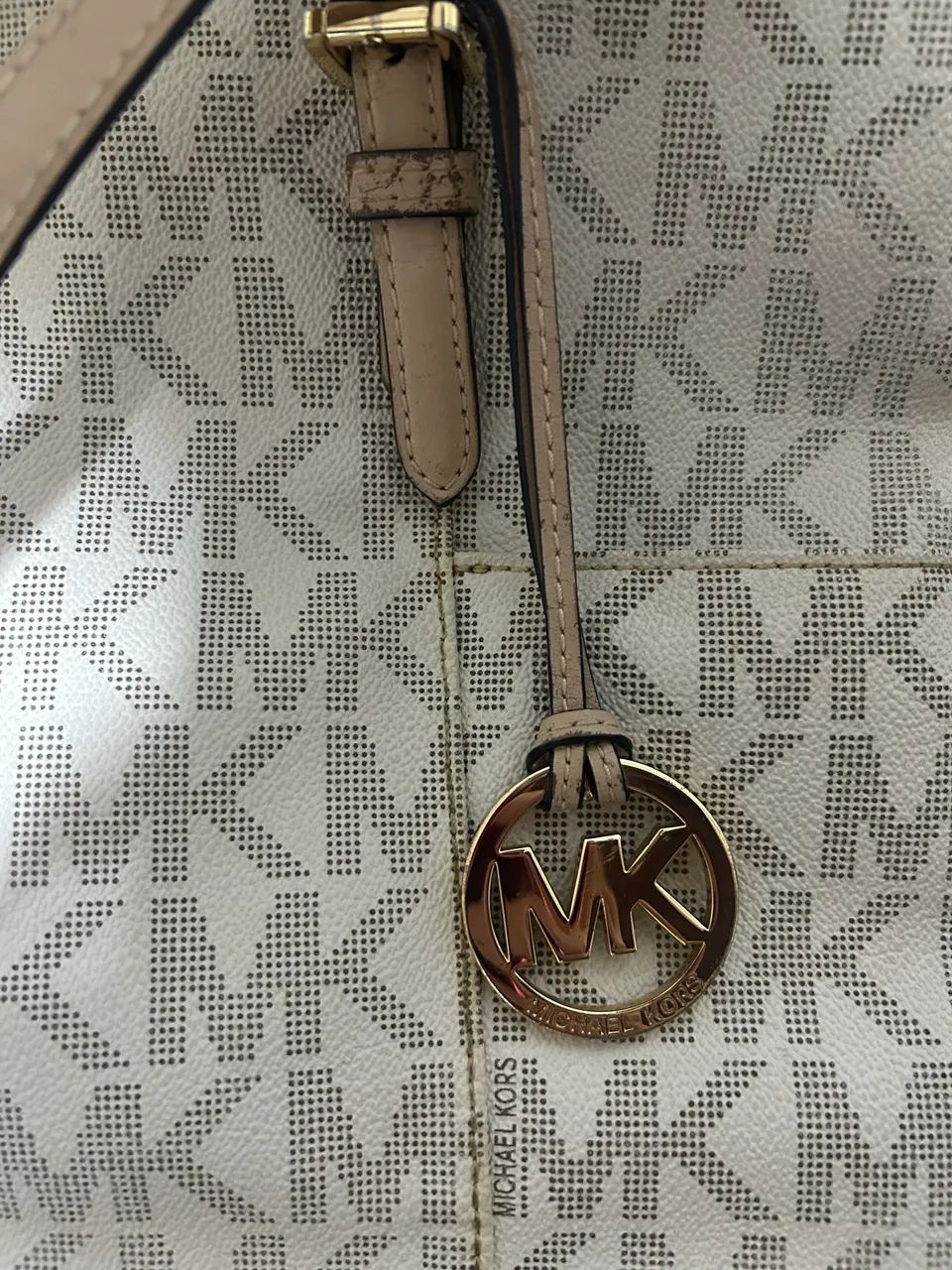 Bolsa Michael Kors jet set branca