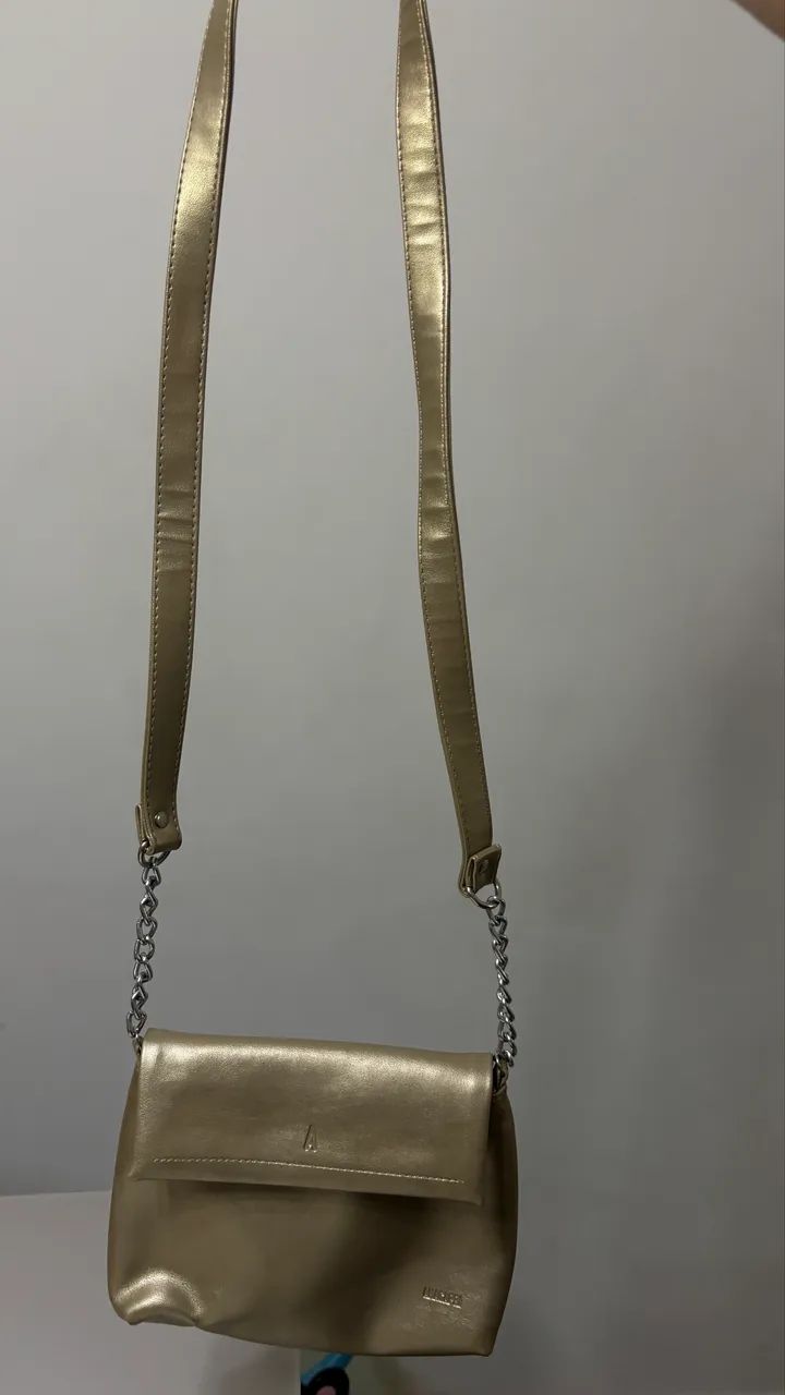 Bolsa Anacapri dourada - Foto 3