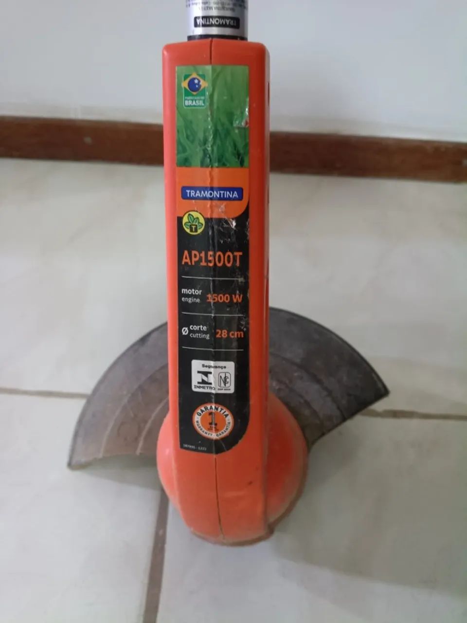 Roçadeira elétrica Aparador De Grama Tramontina Apb1500t - Foto 4