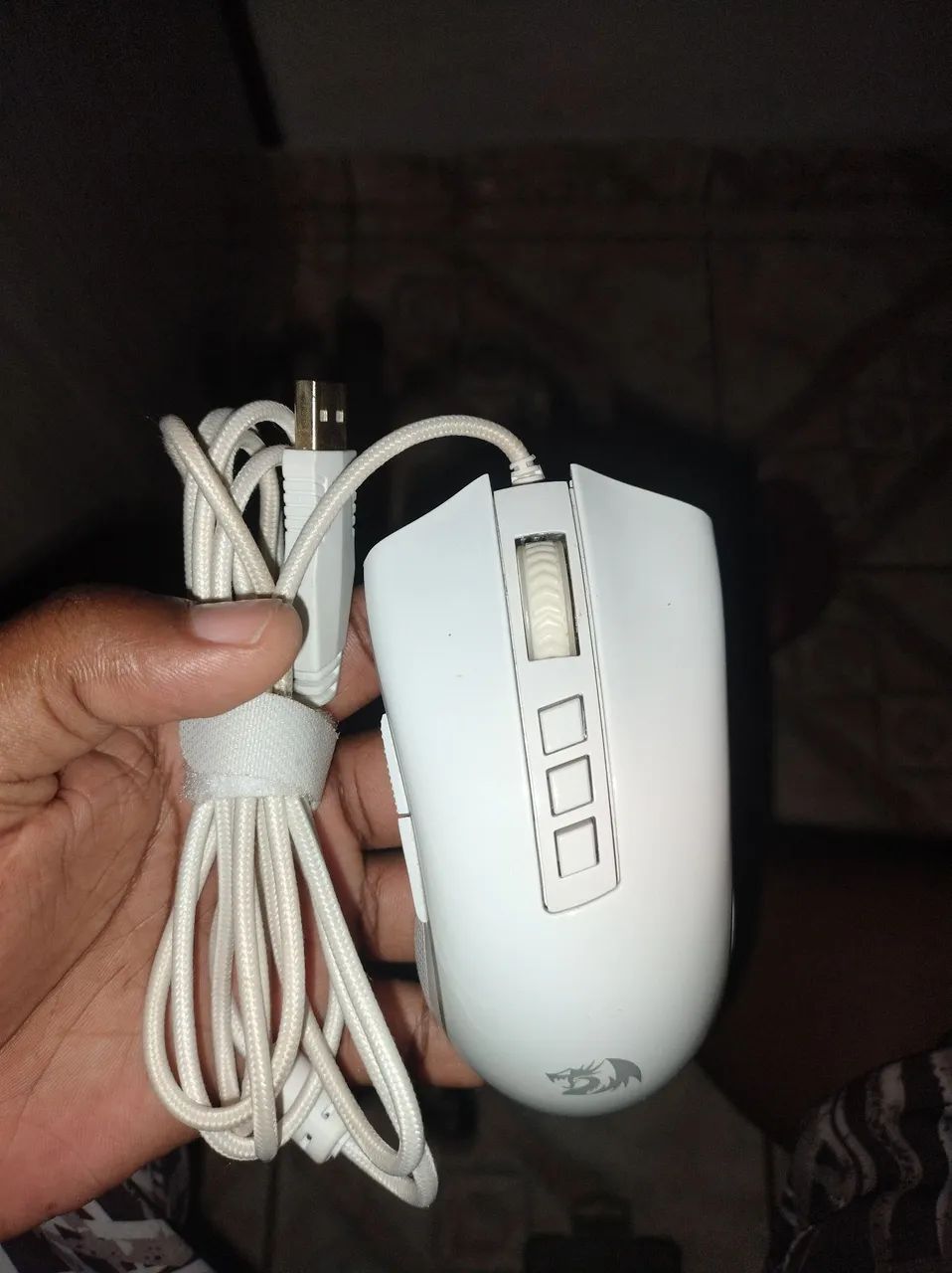 Mouse redragon cobra m711w v2 branco  - Foto 2