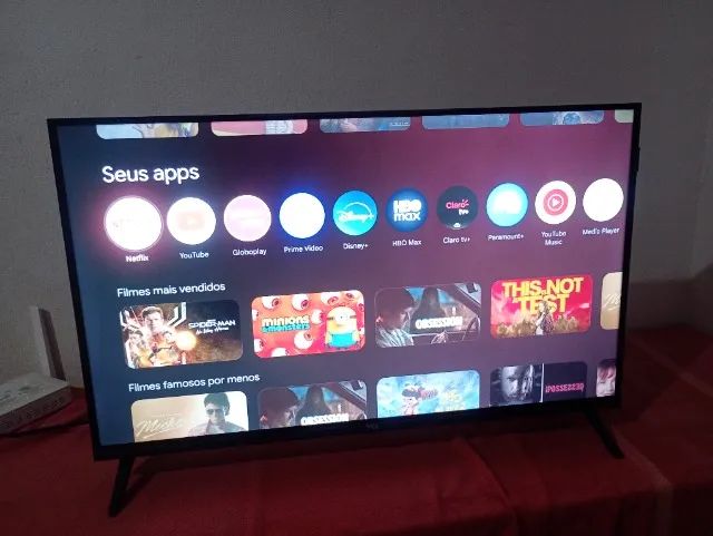 Tv 32 polegadas smart Android TCL,tem um mês de uso tá na garantia e tem nota fiscal  - Foto 2