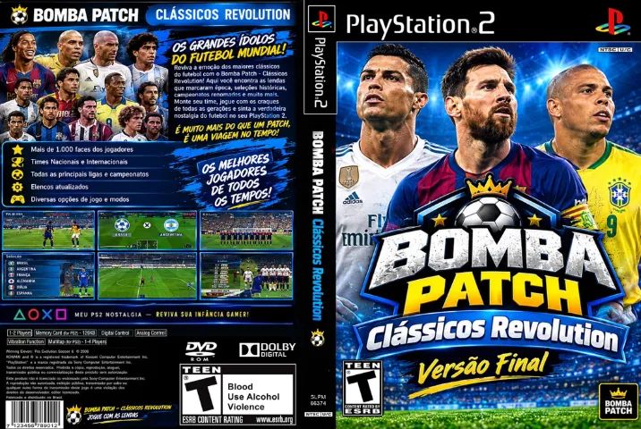 Jogo PS2 Bomba Patch - Clássicos Revolution (Versão Final) - Foto 2