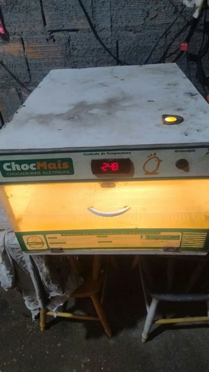 Chocadeira capacidade de 120 ovos 