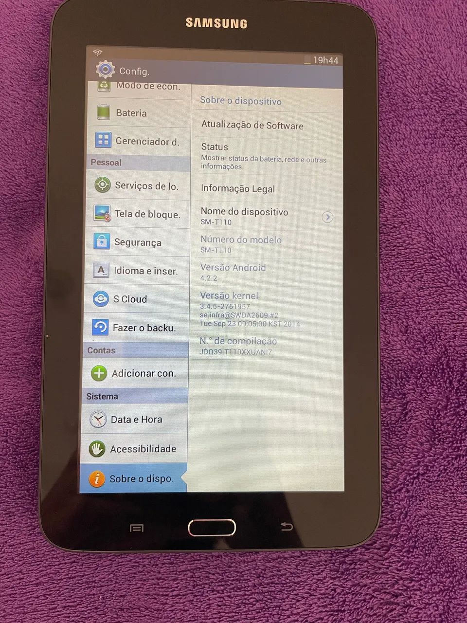 Tablet Samsung Galaxy Tab 3 Lite (SM-T110) antigo - Foto 5