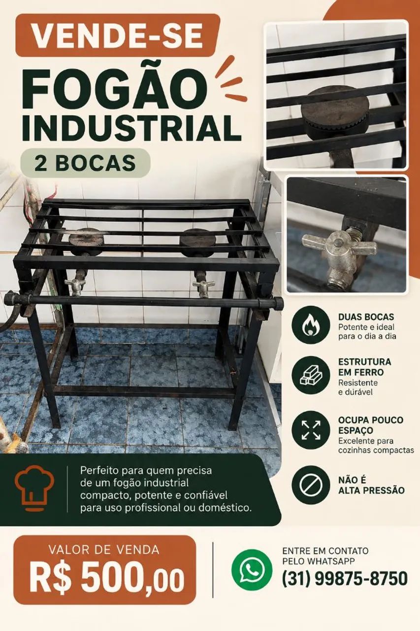 Fogão industrial 
