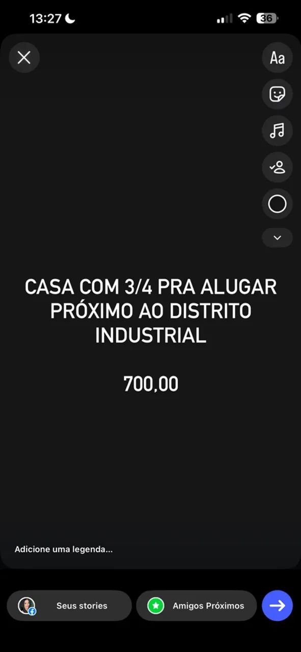 Casa de aluguel Atenção as informações !