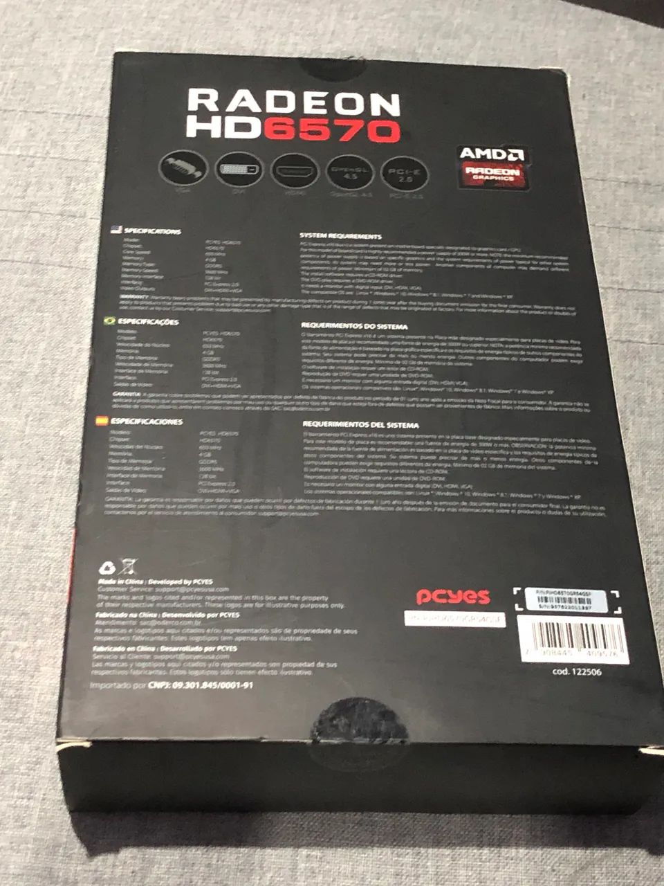 HD6570 4GB Placa de video - Foto 5