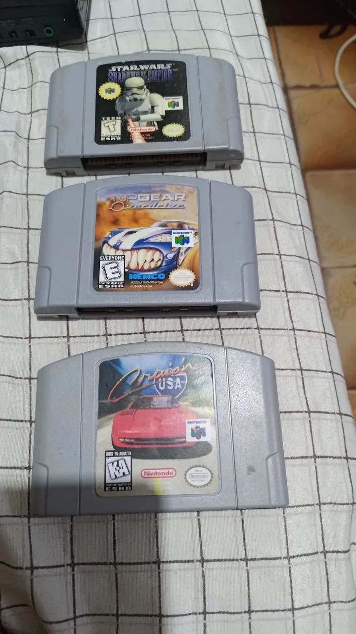 Fitas de Nintendo 64